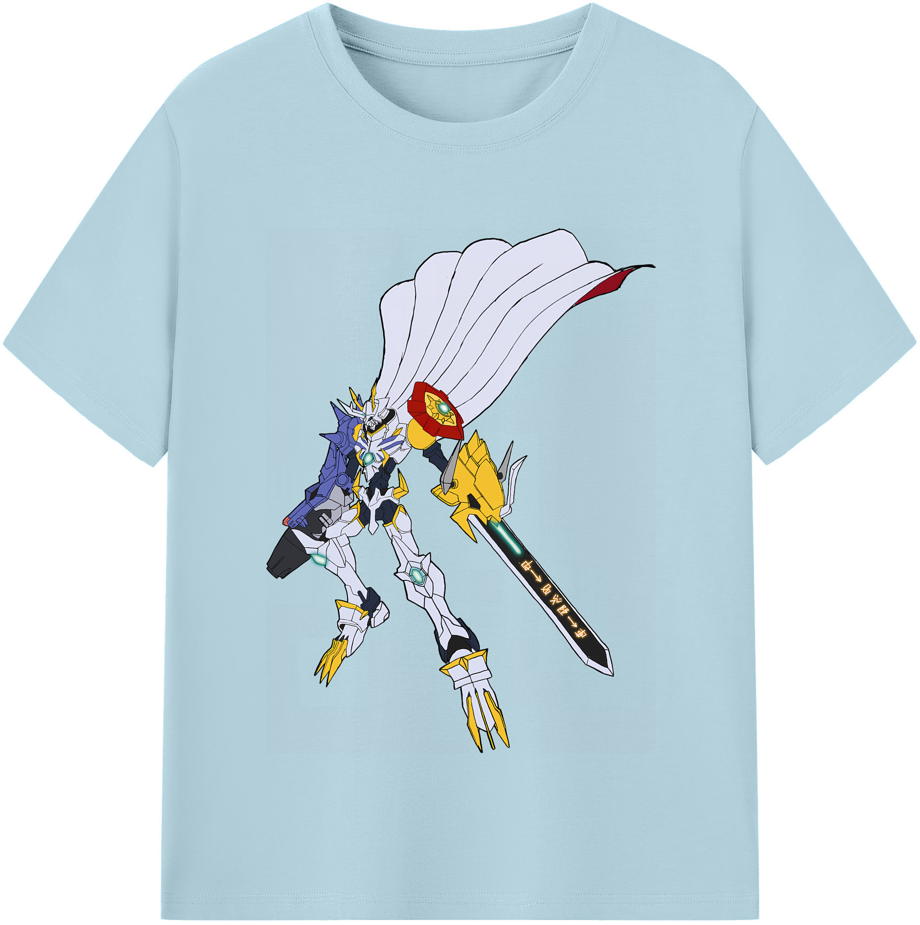 （画像用） Digimon デジタルモンスター/デジモン 綿100％半袖Tシャツ（フロントプリント）
